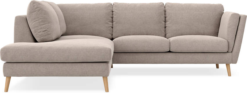 Madison - 2-sits soffa med divan vänster - Beige
