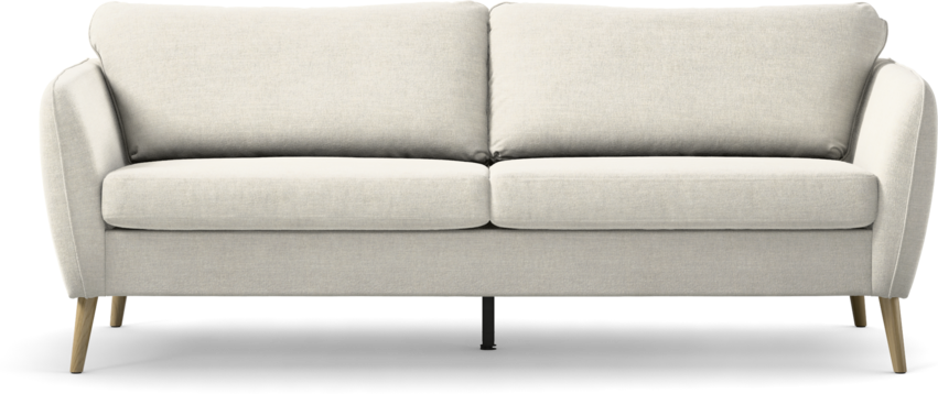 County - 2,5-sits soffa - Vit