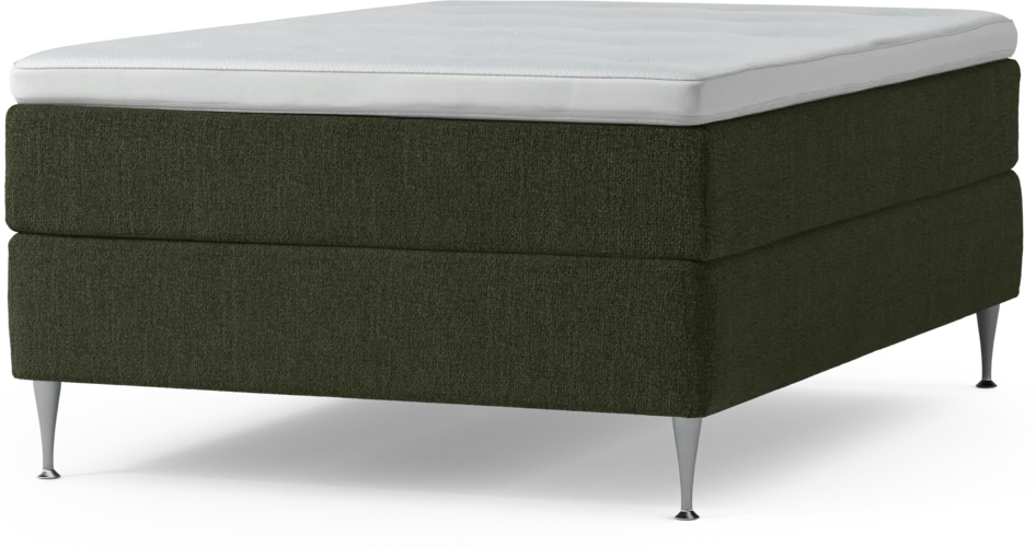 Delux Exclusive - Kontinentalsäng, enkelsäng 140 cm med bäddmadrass och sängben