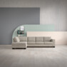 Nevada - 3-sits soffa med divan vänster - Beige