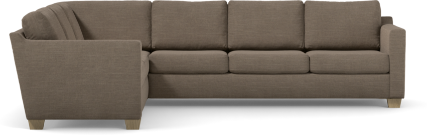 Friday - Hörnsoffa, 2+3-sits - Brun