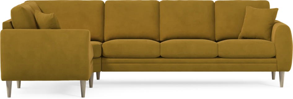 Eden - Hörnsoffa, 1+3-sits - Gul
