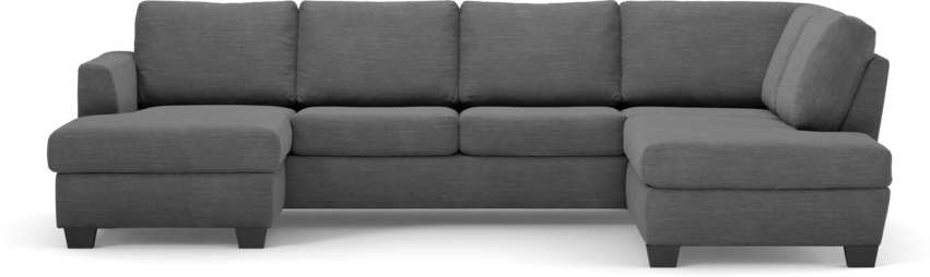 Friday - 3-sits soffa med schäslong vänster och divan höger - Grå