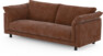 Cherrie - 3-sits soffa, hel dyna, fast klädsel - Orange