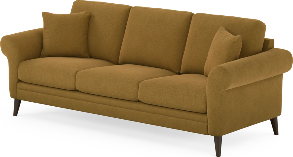 Eden - 3-sits soffa - Gul