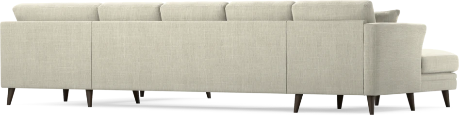 Eden - 3-sits soffa med schäslong vänster och divan höger - Beige