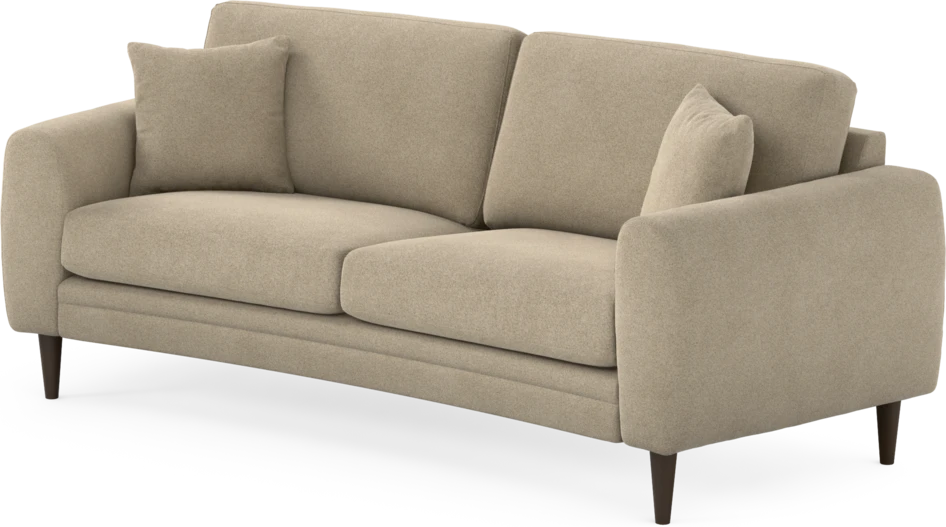 Eden - 2,5-sits soffa svängd - Beige