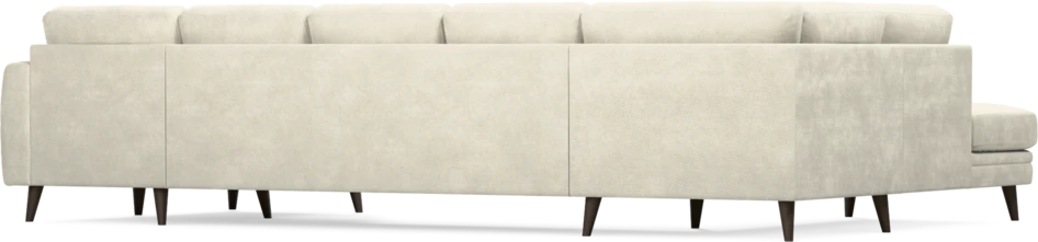 Eden - 3-sits soffa med divan vänster och schäslong höger - Vit