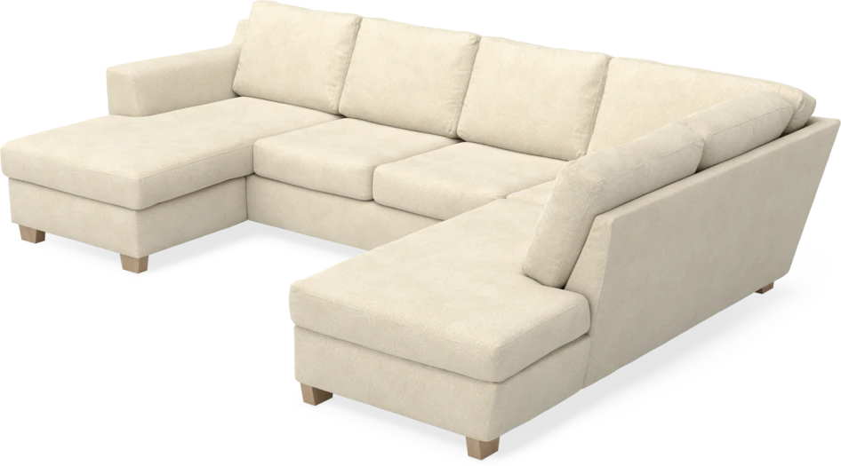 Friday - 3-sits soffa med schäslong vänster och divan höger - Beige