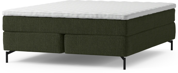 Delux Sense, Kontinentalsäng, dubbelsäng med bäddmadrass och sängben