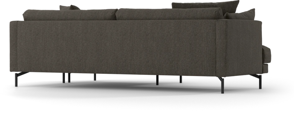 Harper - 4-sits med schäslong XL höger - Brun