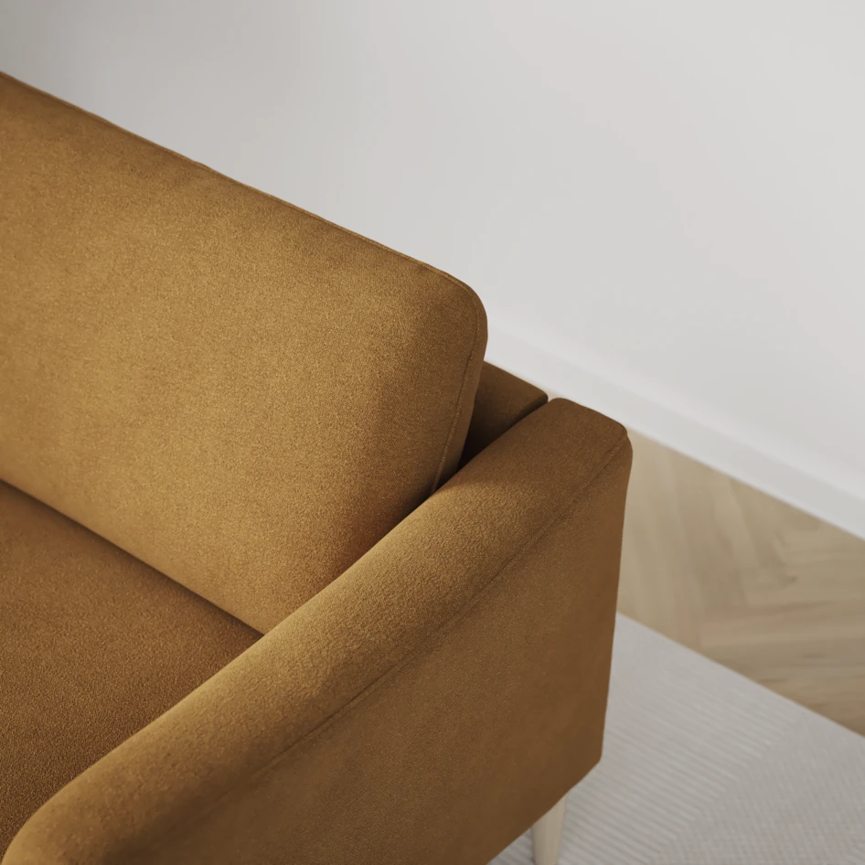 Bridge - 2-sits soffa - Gul