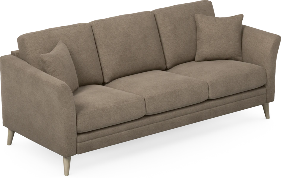 Eden - 3-sits soffa - Brun