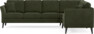 Eden - Hörnsoffa, 3+2-sits - Grön