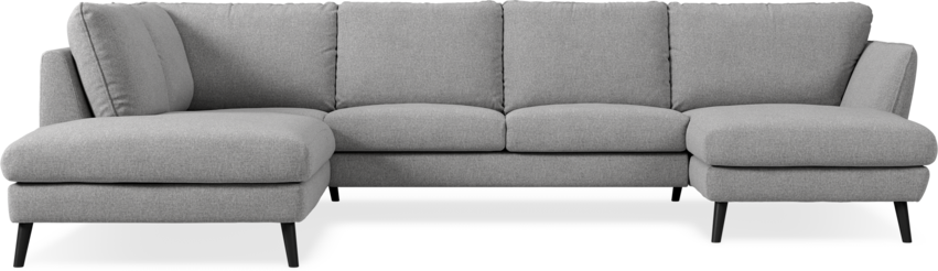 Madison Lux - 2-sits soffa med divan vänster och schäslong höger - Grå