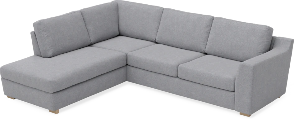 Friday - 2,5-sits soffa med divan vänster - Grå