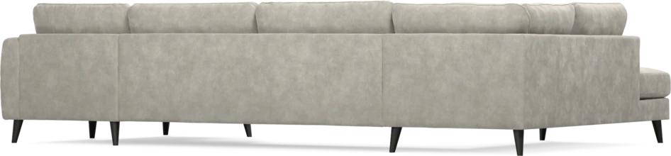 Bridge - 3-sits soffa med divan vänster och schäslong höger - Grå