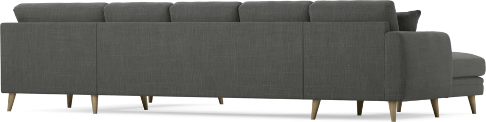 Eden - 3-sits soffa med schäslong vänster och divan höger - Grå