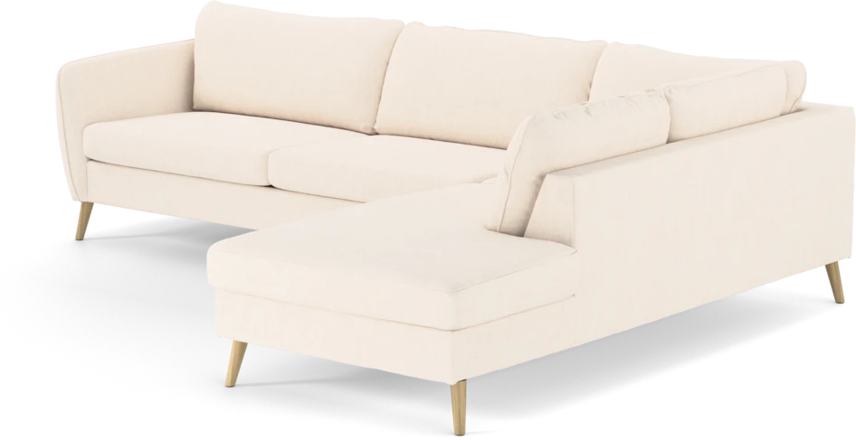County - 2,5-sits soffa med divan höger - Vit