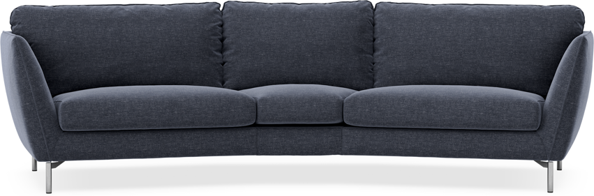 Madison - 3-sits soffa svängd, 90 cm - Blå