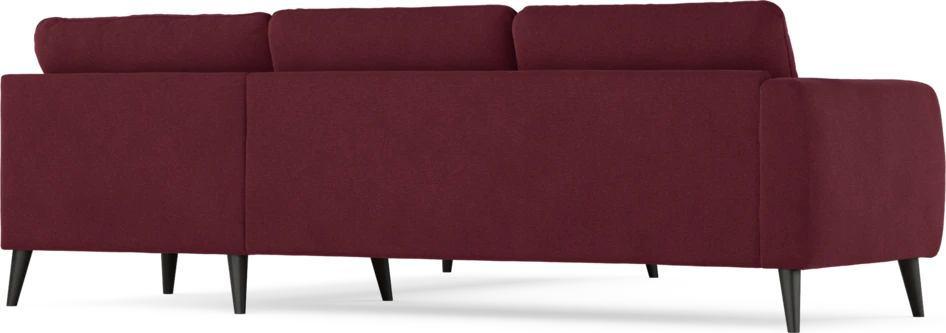 Bridge - Hörnsoffa, 2+2-sits - Röd