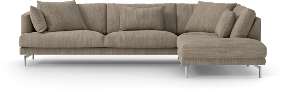 Harper - 3-sits soffa med divan höger - Beige