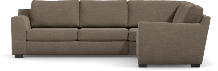 Friday - Hörnsoffa, 2,5+1,5-sits - Brun