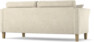 Eden - 2,5-sits svängd - Beige