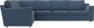 Friday - Hörnsoffa, 2+3-sits - Blå