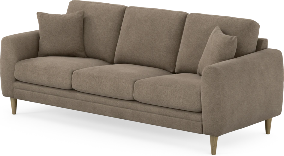 Eden - 3-sits soffa - Brun