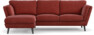 Madison Lux - 2-sits soffa med schäslong vänster - Rosa