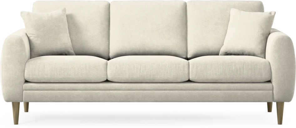 Eden - 3-sits soffa - Vit