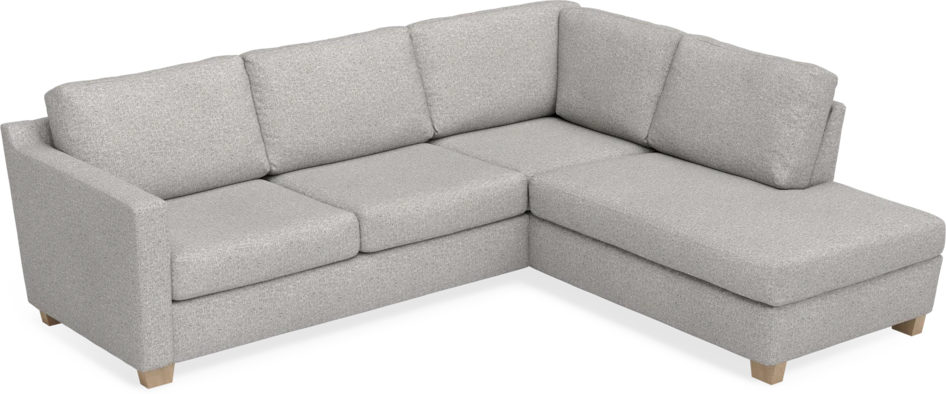 Friday - 2,5-sits soffa med divan höger - Vit