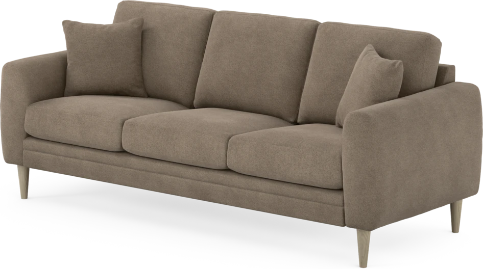 Eden - 3-sits soffa - Brun