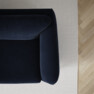 Madison - 3-sits soffa med divan vänster - Blå