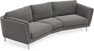 Madison - 3-sits soffa svängd, 90 cm - Brun
