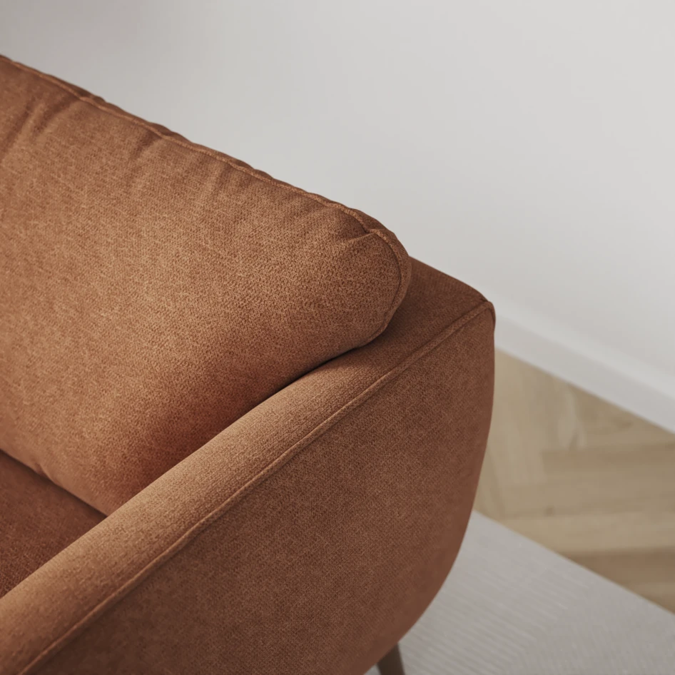 Madison Lux - Hörnsoffa 2+3-sits, hörn 2 - Orange