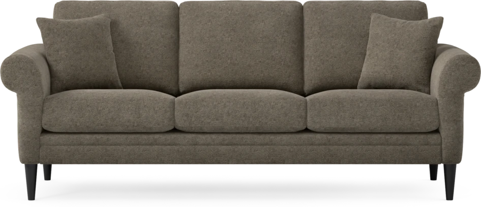 Eden - 3-sits soffa - Brun