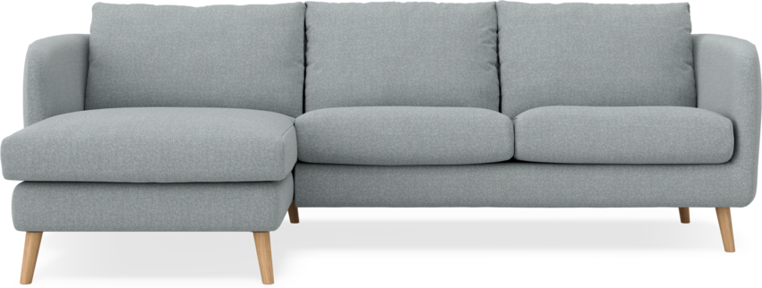 Madison Lux - 2-sits soffa med schäslong vänster - Turkos