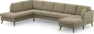 Eden - 3-sits soffa med divan vänster och schäslong höger - Beige