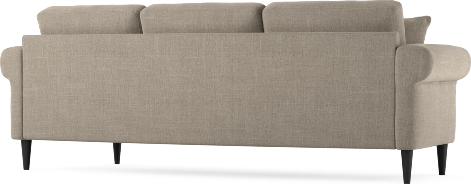 Eden - 3-sits soffa svängd - Beige