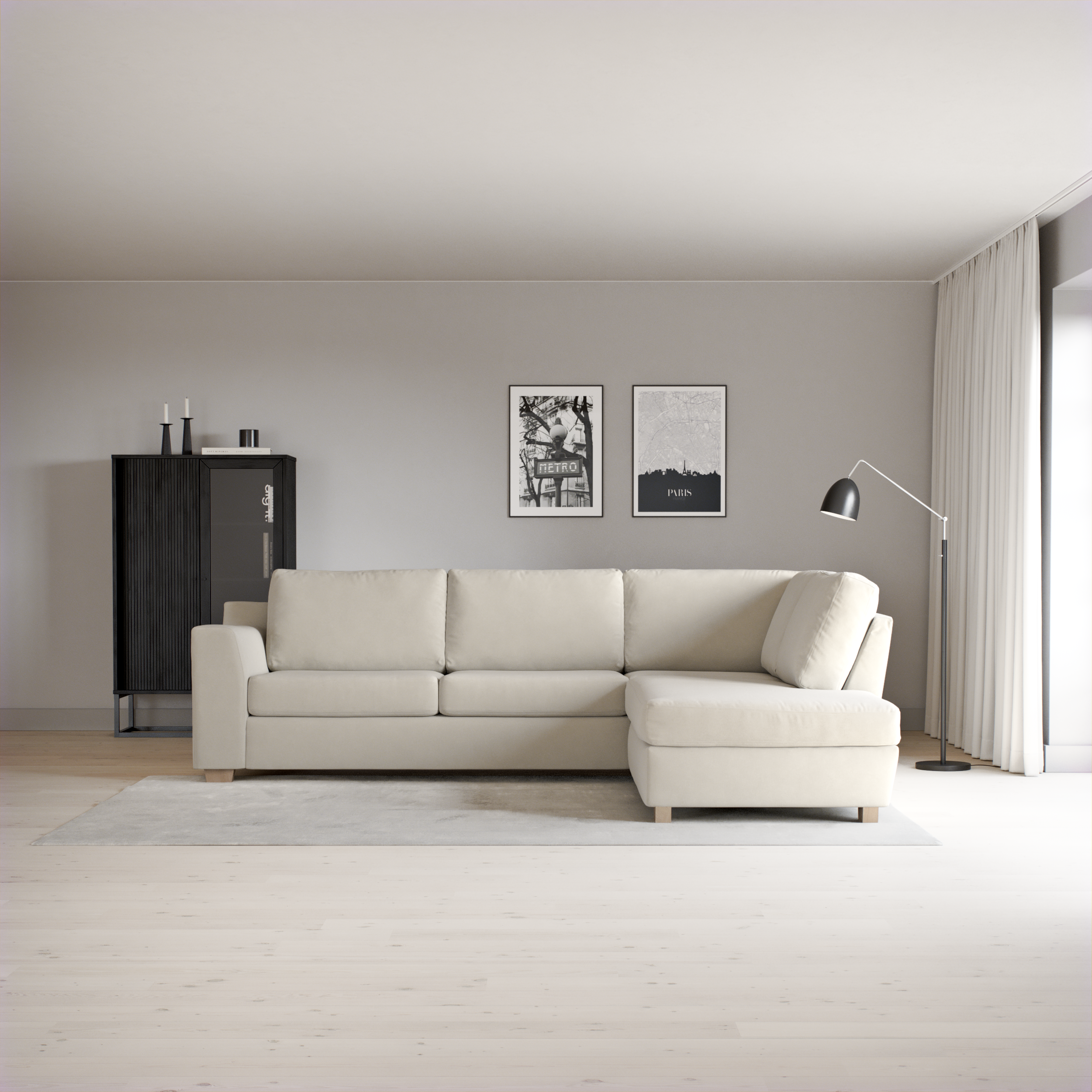 Friday - 2,5-sits soffa med divan höger - inspiration