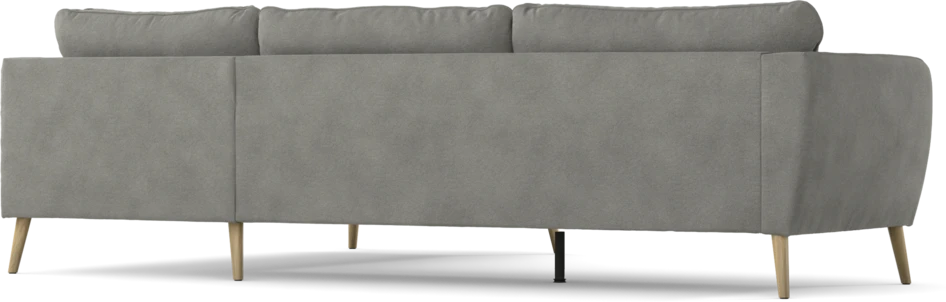 County - 2,5-sits soffa med divan höger - Grå