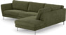Madison Lux - 3-sits soffa med divan höger - Grön