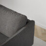 Madison Lux - 3-sits soffa med divan höger - Grå