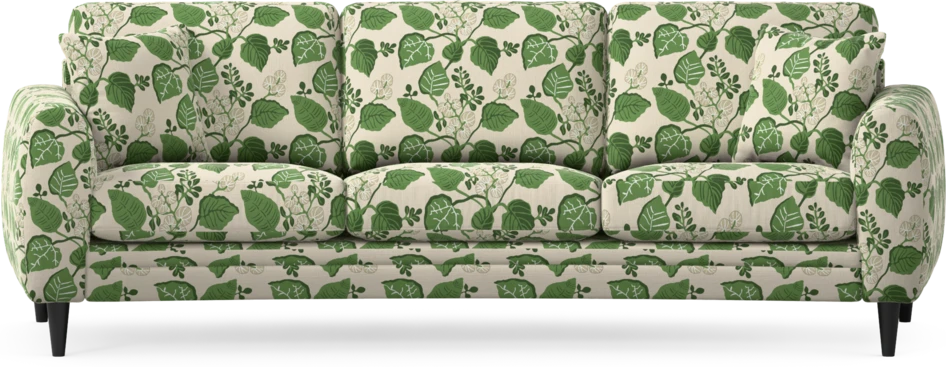 Eden - 3-sits soffa svängd - Flerfärgad