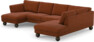 Madison Lux - 2-sits soffa med schäslong vänster och divan höger - Röd