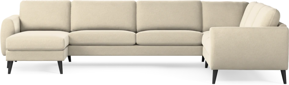 Bridge - Hörnsoffa, 3+2-sits med schäslong vänster - Beige