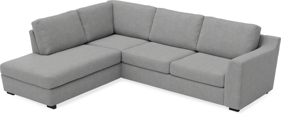 Friday - 2,5-sits soffa med divan vänster - Grå