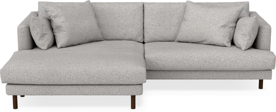 Harper - 4-sits med schäslong XL vänster - Vit